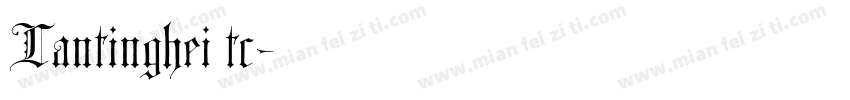 Lantinghei tc字体转换